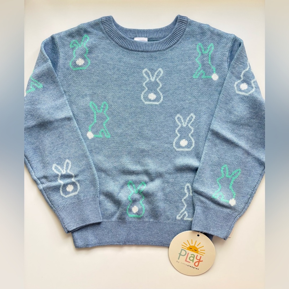 Little Sleepies PLAY Knit Bunny Sweater